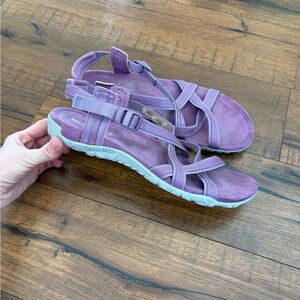 Merrell Very Grape Women’s Terran Ari Lattice Sandals Size 10 Purple